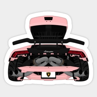 HURACAN PINK Sticker